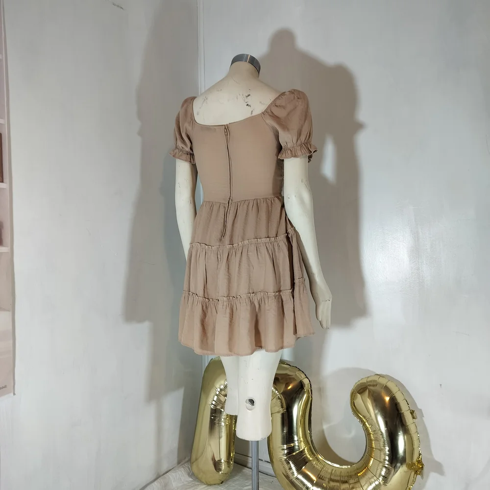 Trixxi Tan Midi Dress - Picture 7 of 7